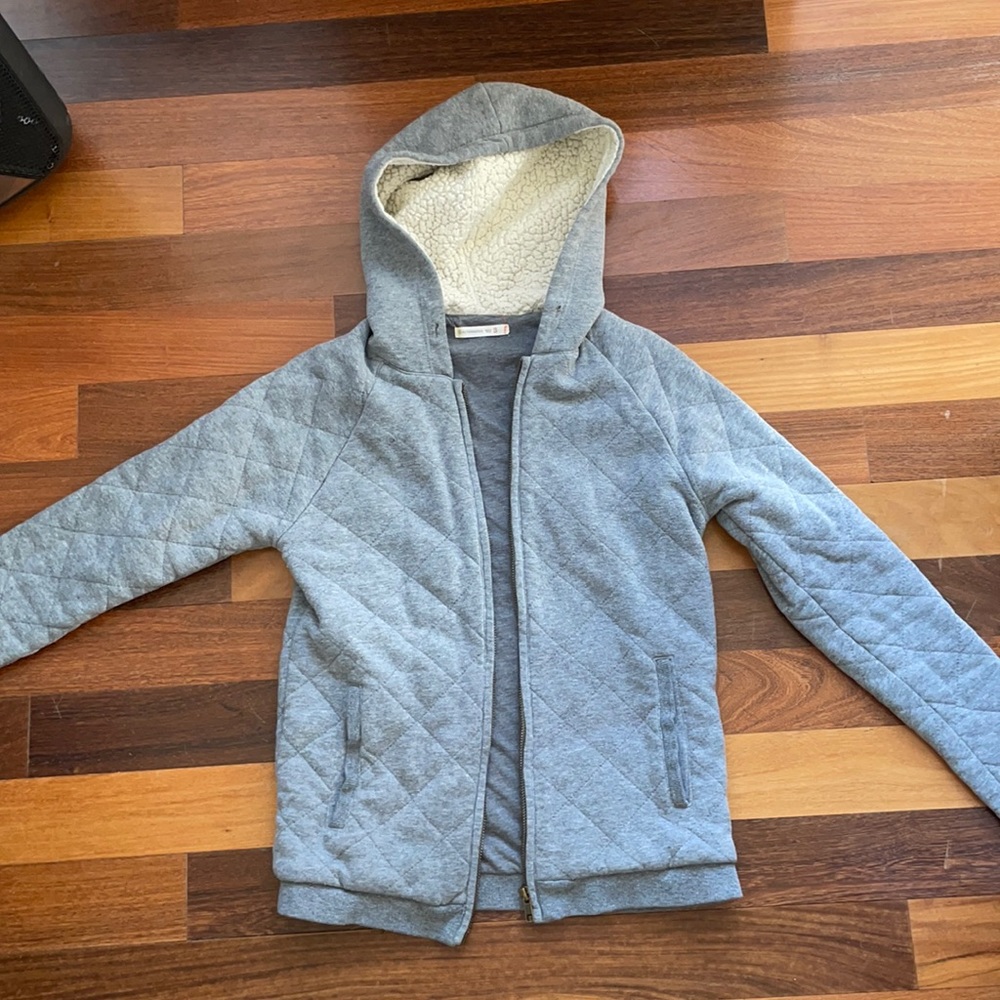 Grey comfy cute jacket for winter
